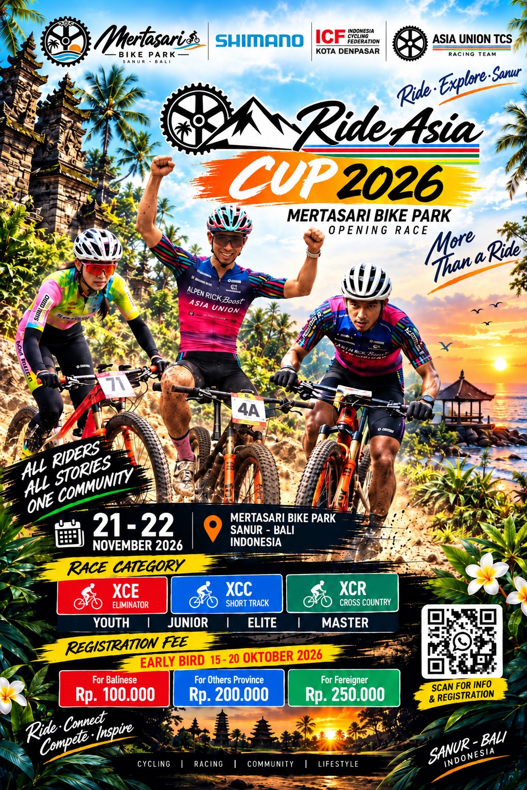 Ride Asia Cup 2026 Mertasari Bike Park poster